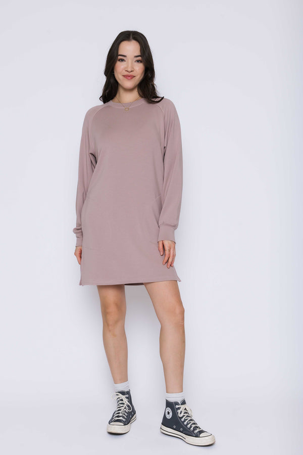 Nadia-Luxe Fleece Dress